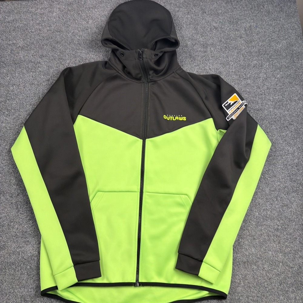 Houston Outlaws Overwatch League OWL Inaugural Season Zip-Up Jacket Adult L 2017